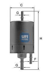 Фильтр топливный UFI 3183100
