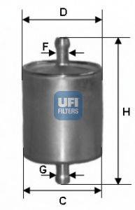 Фильтр топливный UFI 31.836.00