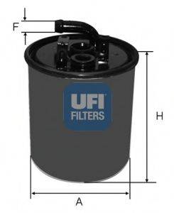 Фильтр топливный UFI 2441600