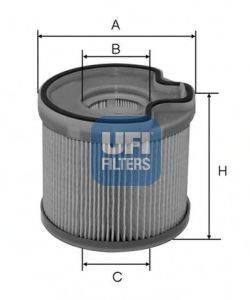 UFI 2669100 Фильтр топливный