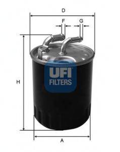 Фильтр топливный UFI 2407700