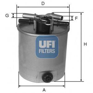 Фильтр топливный UFI 2402601