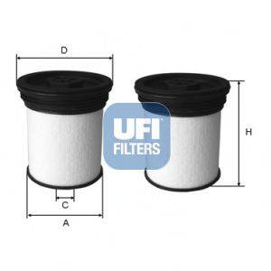 Фильтр топливный UFI 2604700