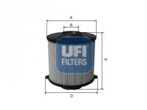 Фильтр топливный UFI 2605800