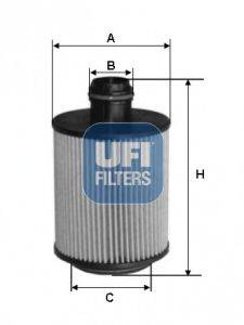 Масляный фильтр двигателя UFI 25.088.00