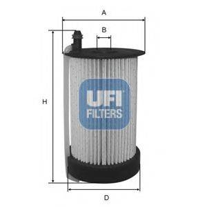 Фильтр топливный UFI 2603100