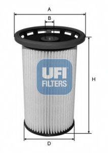 Фильтр топливный UFI 2603800
