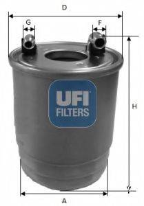 Фильтр топливный UFI 2411100
