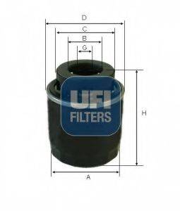 Масляный фильтр двигателя UFI 23.573.00