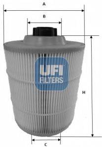 Фильтр воздушный двигателя UFI 27.A00.00