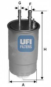 Фильтр топливный UFI 24ONE0B