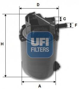 Фильтр топливный UFI 2406101