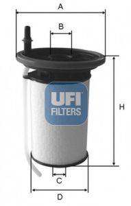 Фильтр топливный UFI 2605200