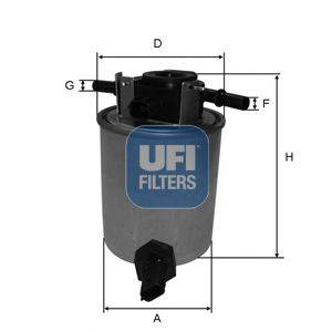 Фильтр топливный UFI 2402001