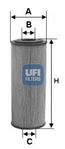 Масляный фильтр двигателя UFI 2516500