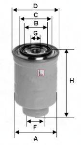 Фильтр топливный SOFIMA S 0410 NR