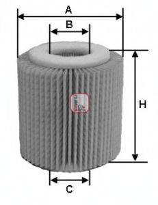 Масляный фильтр двигателя SOFIMA S5056PE