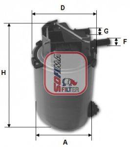 Фильтр топливный SOFIMA S1061NR
