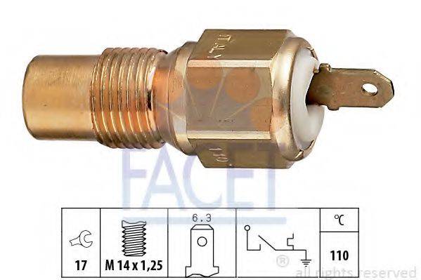 термовыключатель, сигнальная лампа охлаждающей жидкости FACET 7.4030