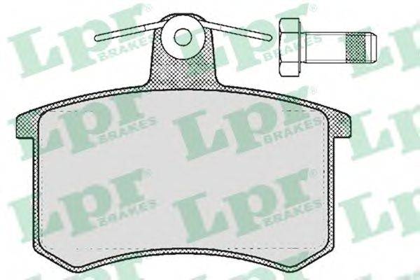 Колодки тормозные LPR 05P215