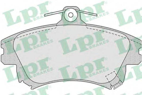 Колодки тормозные LPR 05P711