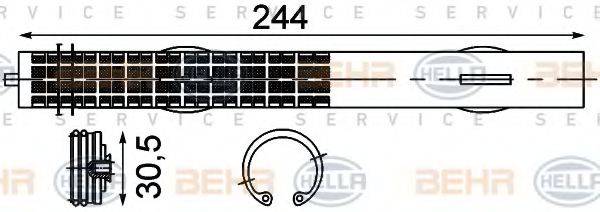 Ресивер-осушитель кондиционера HELLA 8FT 351 192-761