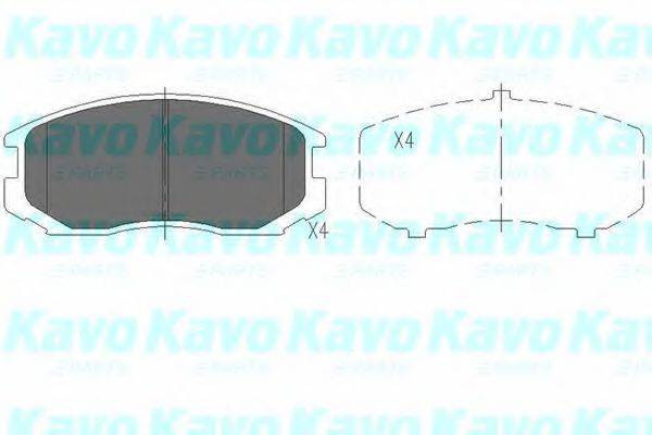 Колодки тормозные KAVO PARTS KBP-5505