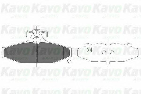 Колодки тормозные KAVO PARTS KBP-7503
