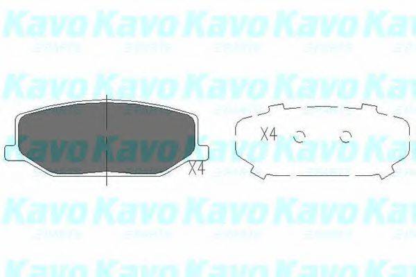 Колодки тормозные KAVO PARTS KBP-8502