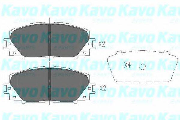 Колодки тормозные KAVO PARTS KBP-9097