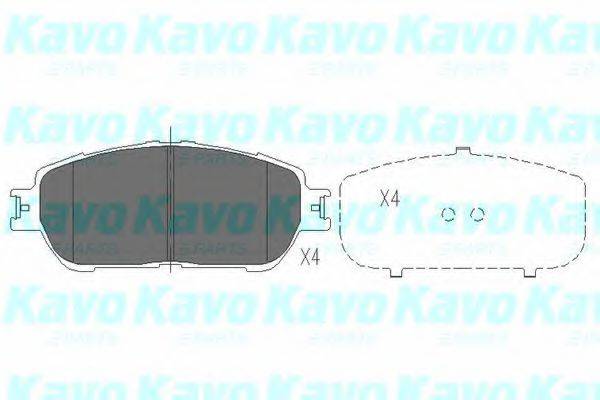 Колодки тормозные KAVO PARTS KBP-9105