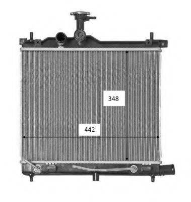 Радиатор (охлаждение двигателя) NRF 58460