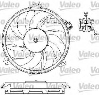 VALEO 696069 Вентилятор (охлаждение двигателя)