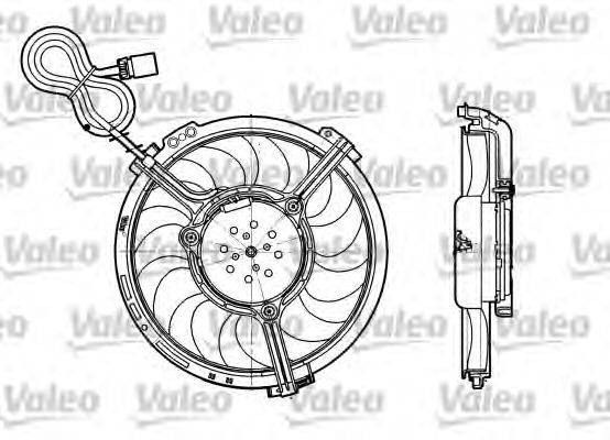 VALEO 698658 Вентилятор (охлаждение двигателя)