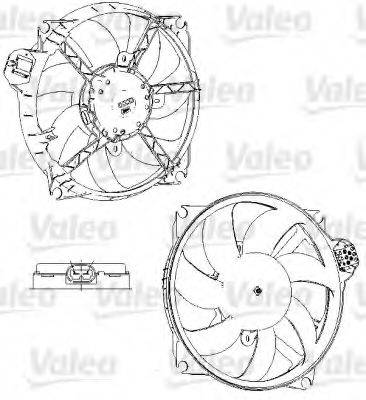 Вентилятор (охлаждение двигателя) VALEO 696229