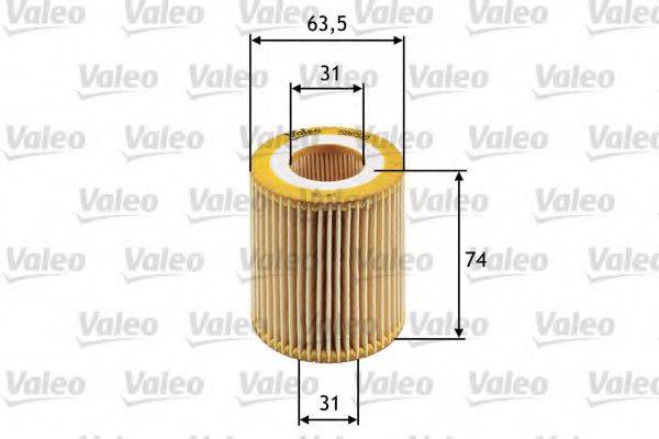 Масляный фильтр двигателя VALEO 586510