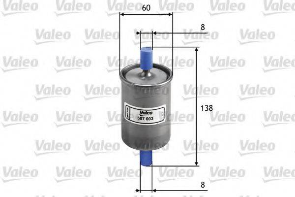 Фильтр топливный VALEO 587003