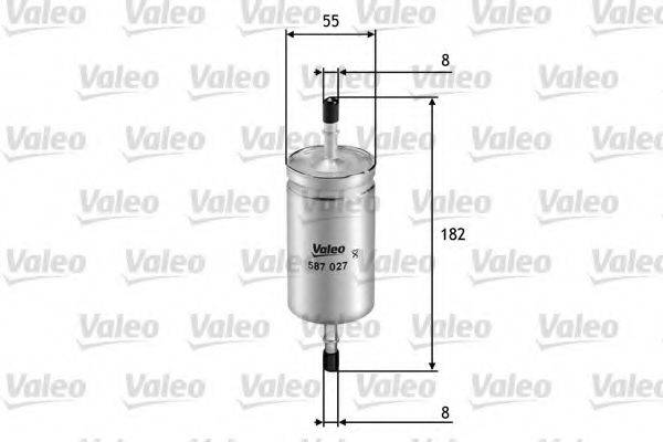 Фильтр топливный VALEO 587027
