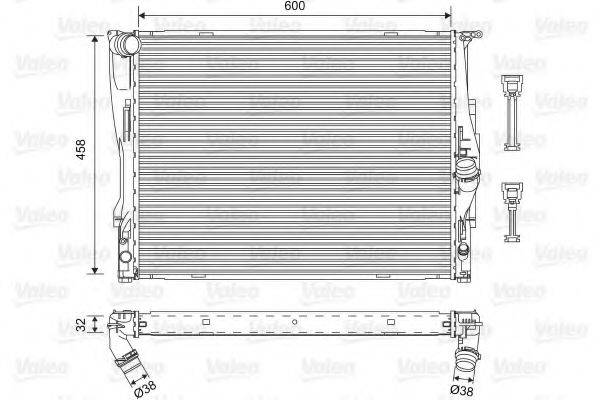Радиатор (охлаждение двигателя) VALEO 701576