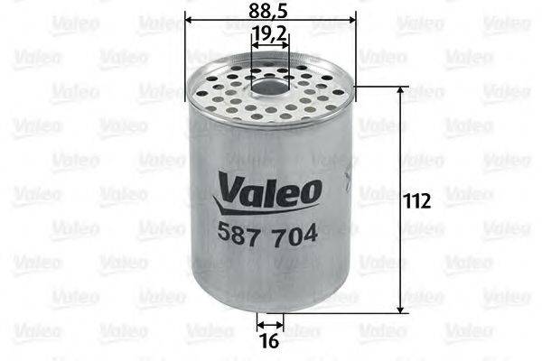 Фильтр топливный VALEO 587704