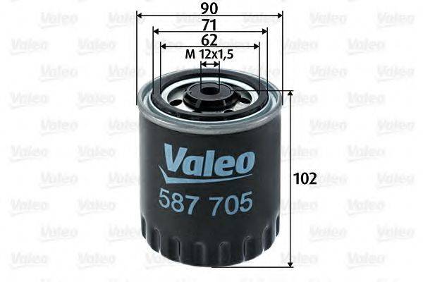 VALEO 587705 Фильтр топливный