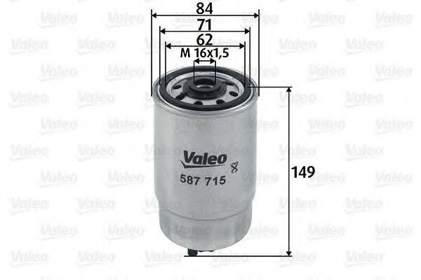 Фильтр топливный VALEO 587715