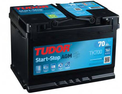 АКБ (стартерная батарея) TUDOR TK700