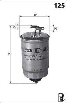 Фильтр топливный MECAFILTER ELG5257