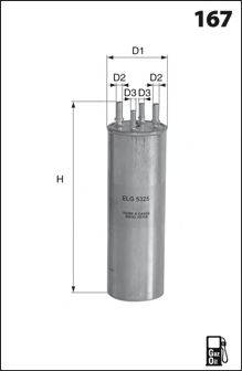 Фильтр топливный MECAFILTER ELE6125