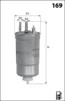 Фильтр топливный MECAFILTER ELG5372