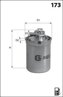Фильтр топливный MECAFILTER ELG5386