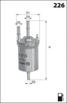 Фильтр топливный MECAFILTER ELE6102