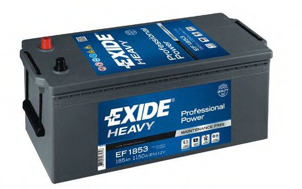 АКБ (стартерная батарея) EXIDE EF1853