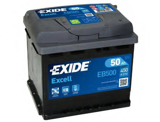 АКБ (стартерная батарея) EXIDE EB500